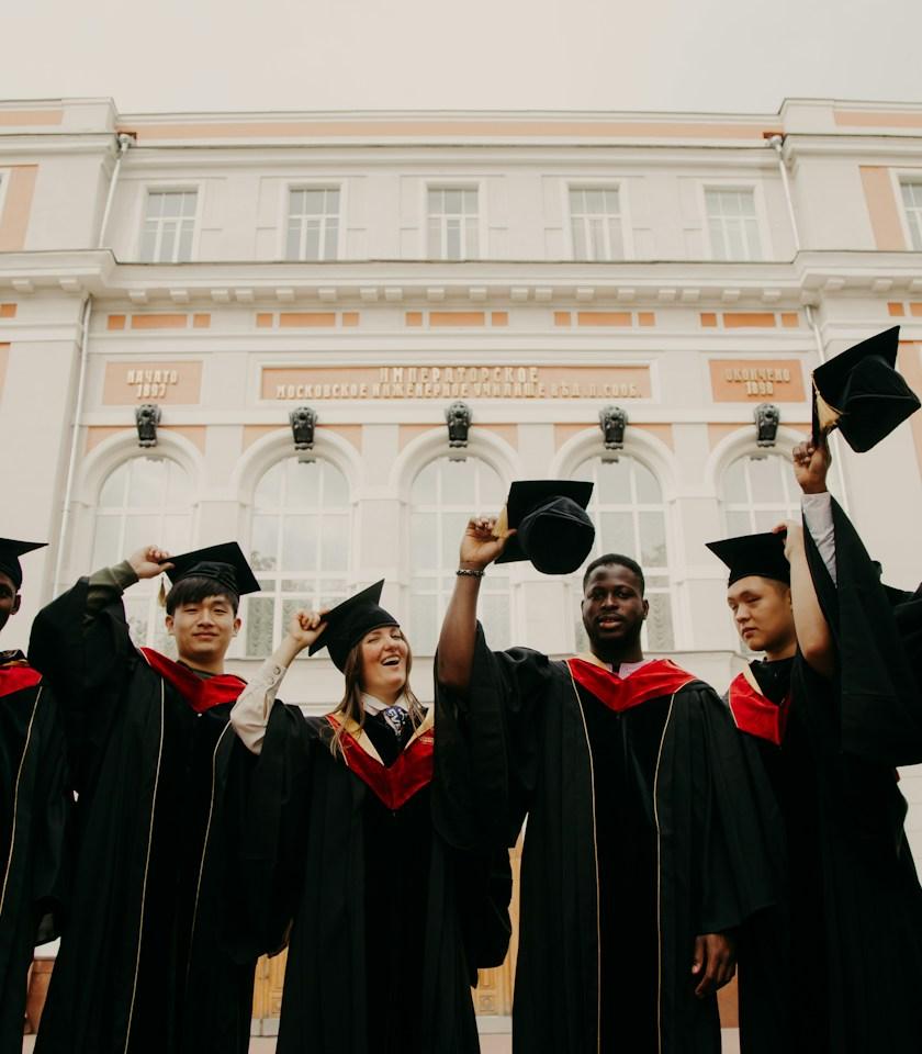 Niger State scholarship graduates in academic gowns